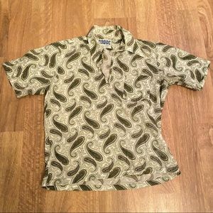 COPY - Paisley Zip Up Ban-Lon